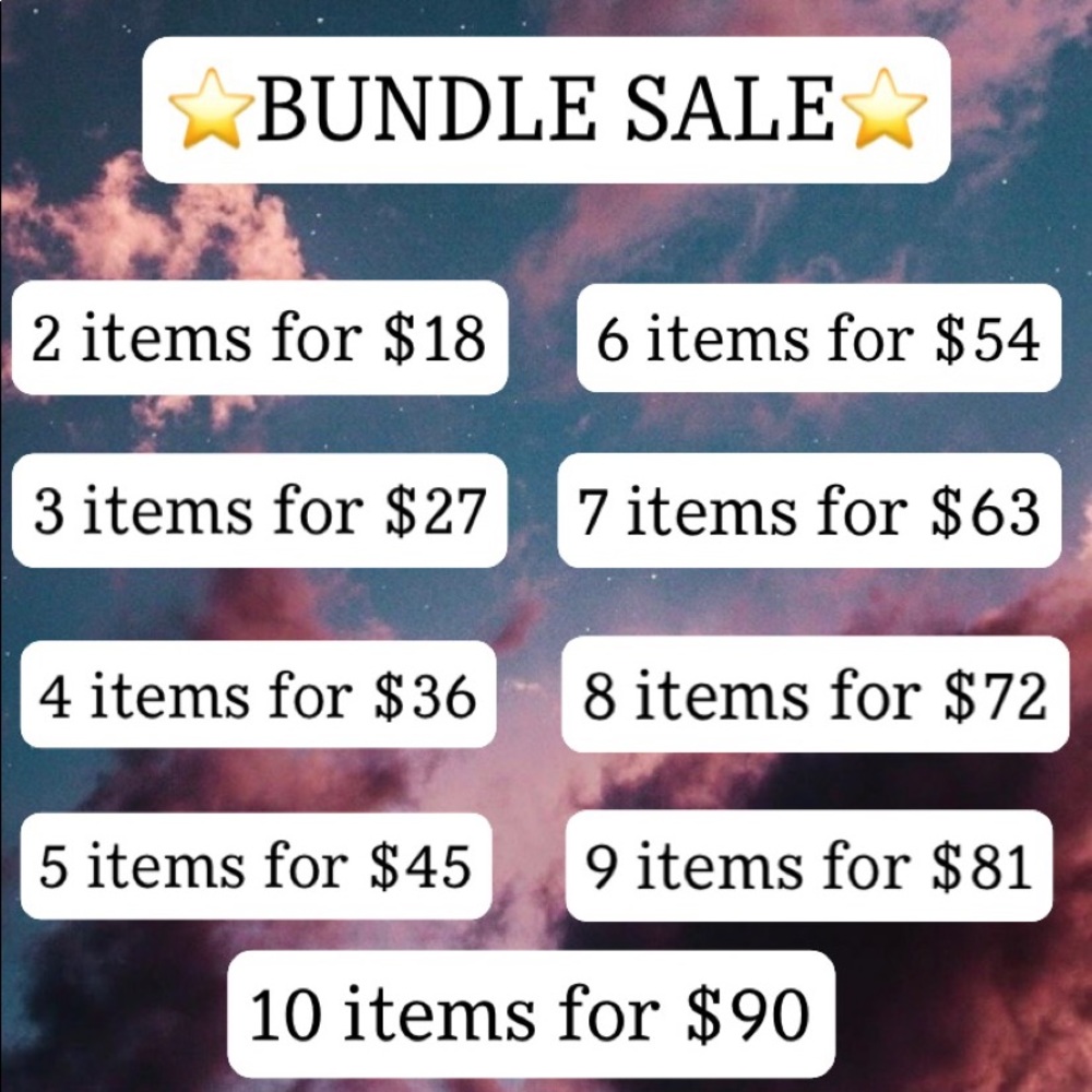 ⭐️8 for $72 SALE⭐️ - Picture 2 of 2